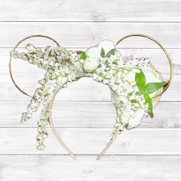 Floral Mickey Ears - Picture 1 of 4